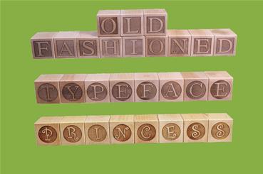 Single Letter Baby Blocks